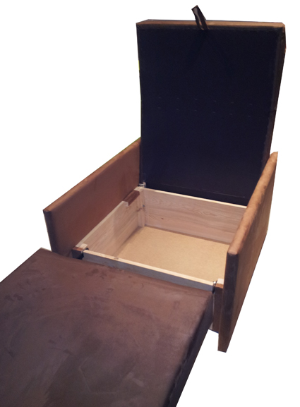 fotel typu AMERYKANKA - rozkładany z pojemnikiem