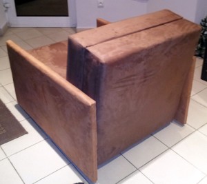 fotel typu AMERYKANKA - rozkładany z pojemnikiem