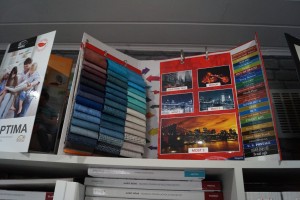 nasze biuro - próbniki i wzory tkanin