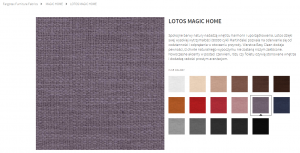 Fargotex - tkanina LOTOS MAGIC HOME